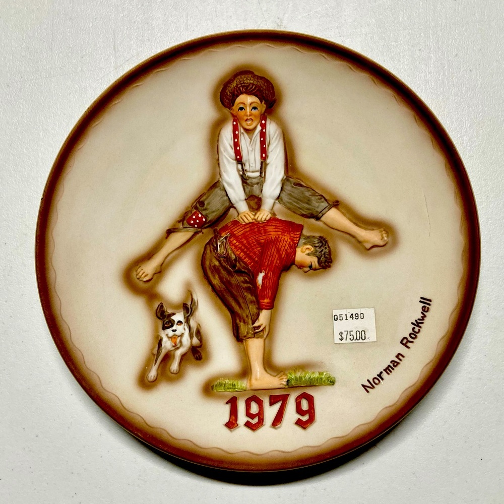 Norman Rockwell Limited Edition 1979 China Plate